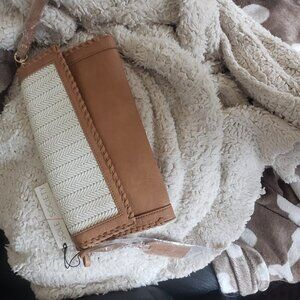 Sole Society Cream and leather Purse